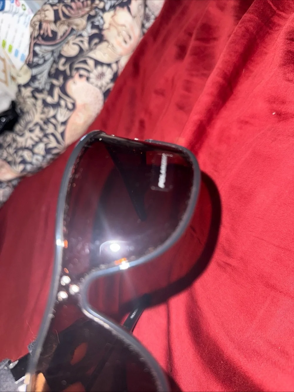 Valentino Y2K Vintage Wrap Around Polarized Sunglasses NWT